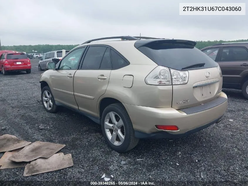 2T2HK31U67C043060 2007 Lexus Rx 350