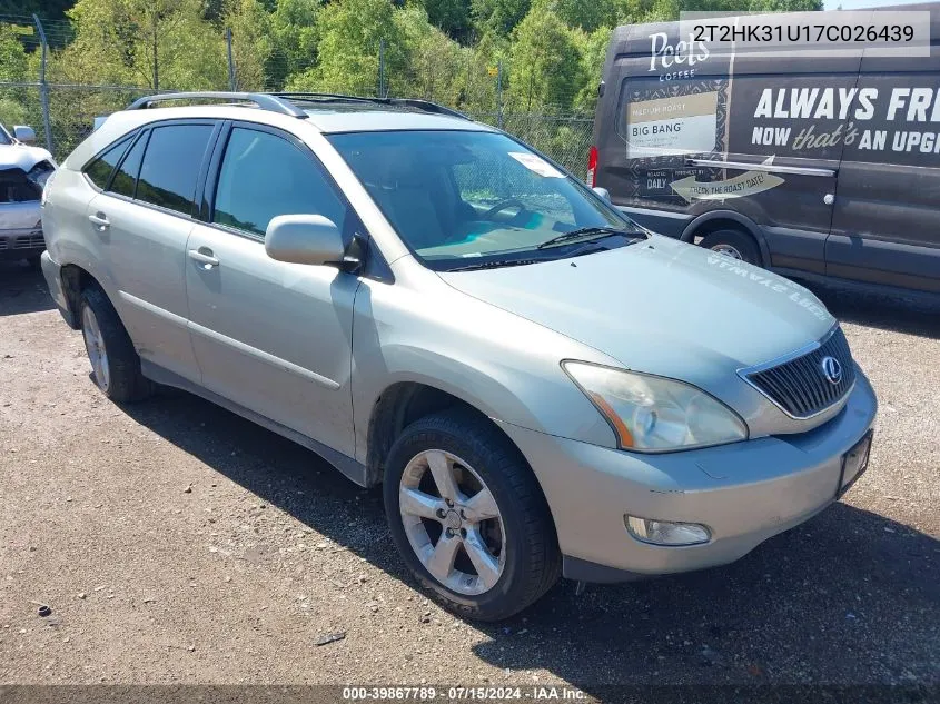 2T2HK31U17C026439 2007 Lexus Rx 350