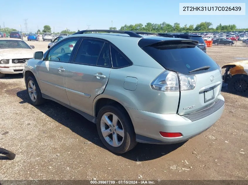 2T2HK31U17C026439 2007 Lexus Rx 350