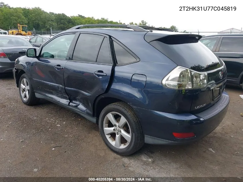 2T2HK31U77C045819 2007 Lexus Rx 350