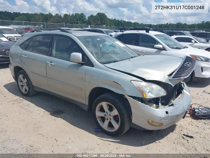 2T2HK31U17C001248 2007 Lexus Rx 350