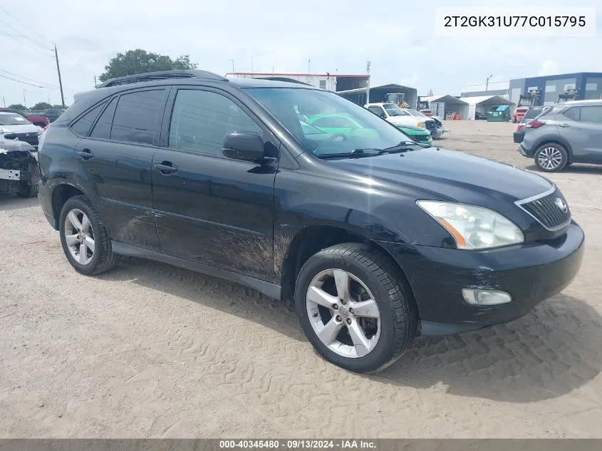 2T2GK31U77C015795 2007 Lexus Rx 350