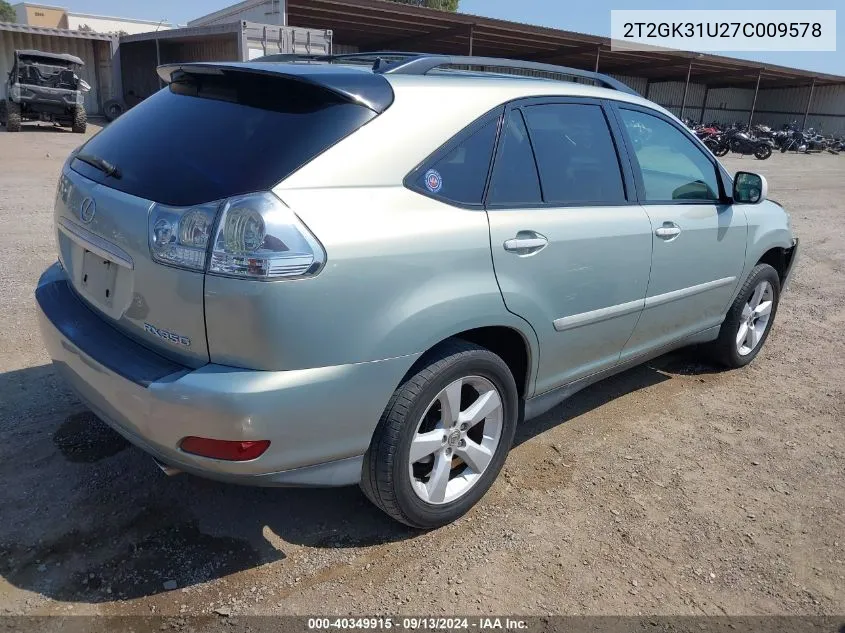 2T2GK31U27C009578 2007 Lexus Rx 350