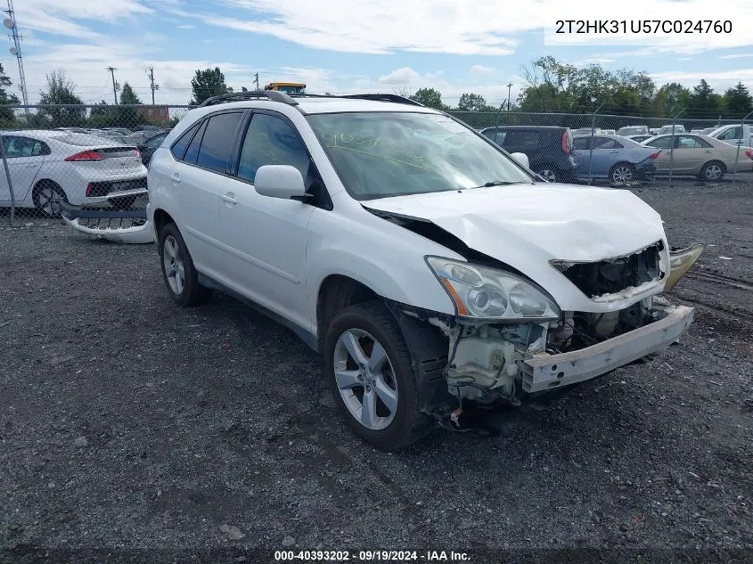 2T2HK31U57C024760 2007 Lexus Rx 350