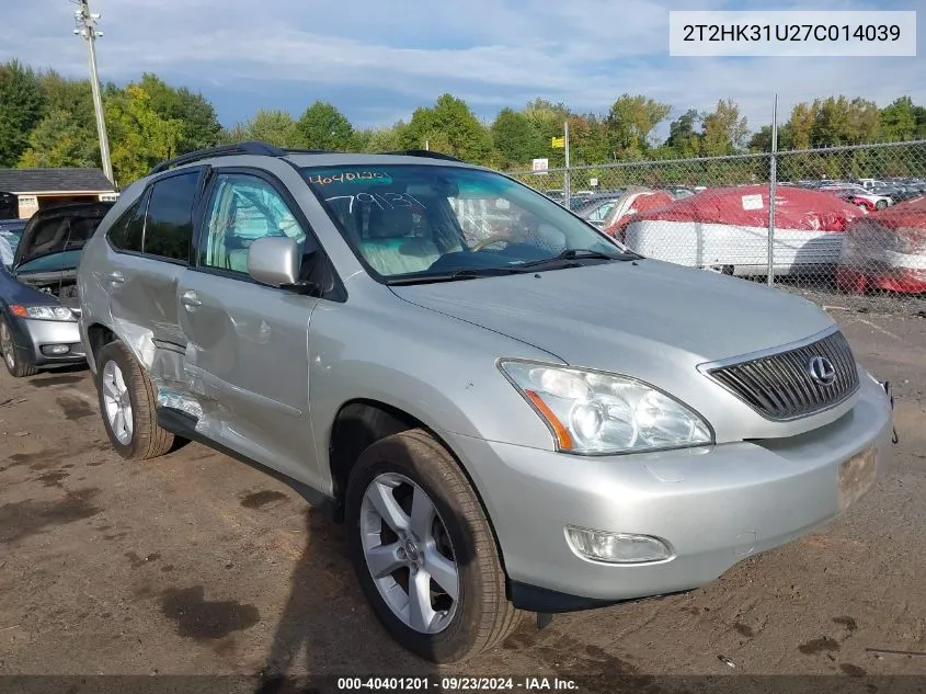 2T2HK31U27C014039 2007 Lexus Rx 350