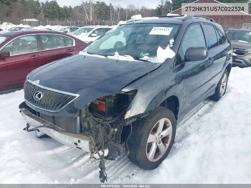 2T2HK31U57C022524 2007 Lexus Rx 350