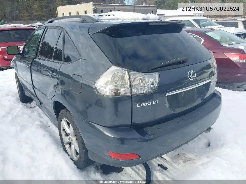 2T2HK31U57C022524 2007 Lexus Rx 350