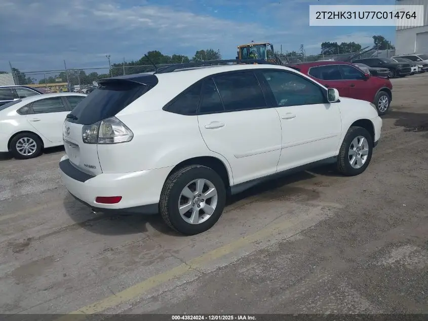2T2HK31U77C014764 2007 Lexus Rx 350