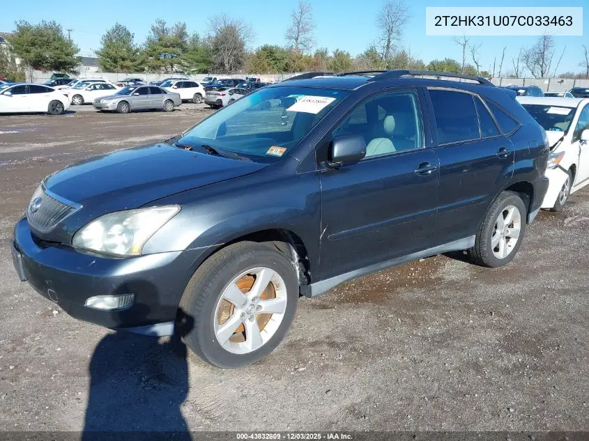 2T2HK31U07C033463 2007 Lexus Rx 350