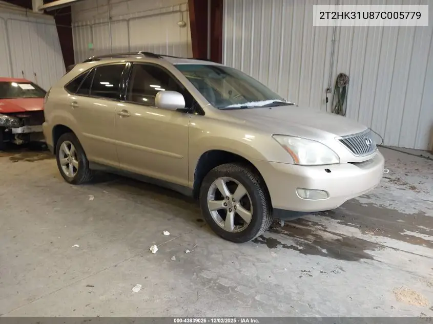 2T2HK31U87C005779 2007 Lexus Rx 350