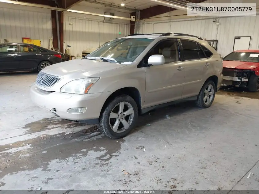 2T2HK31U87C005779 2007 Lexus Rx 350