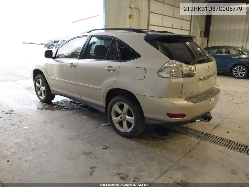 2T2HK31U87C005779 2007 Lexus Rx 350