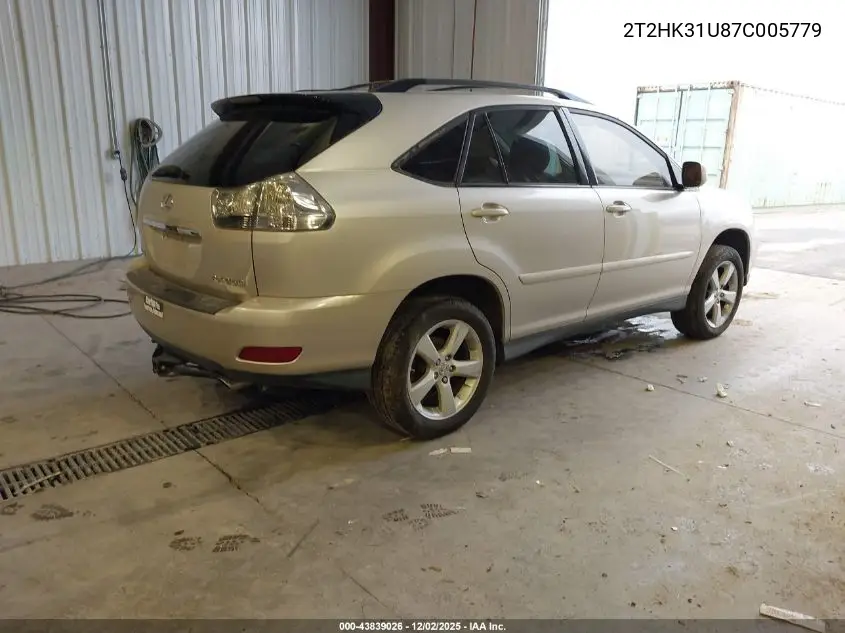 2T2HK31U87C005779 2007 Lexus Rx 350