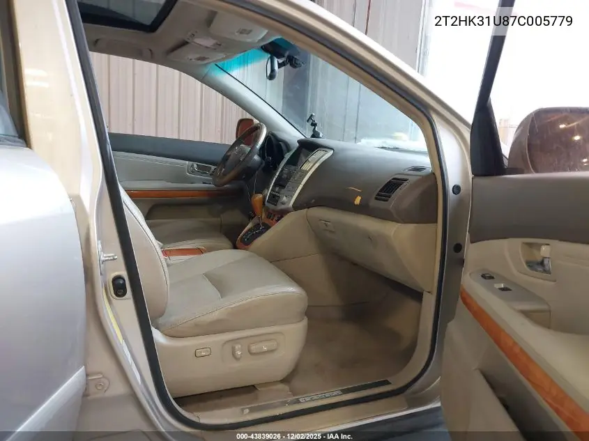 2T2HK31U87C005779 2007 Lexus Rx 350