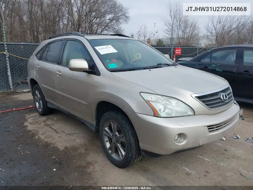 JTJHW31U272014868 2007 Lexus Rx 400H