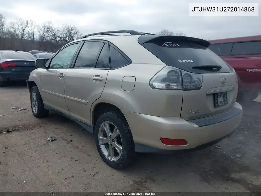 JTJHW31U272014868 2007 Lexus Rx 400H