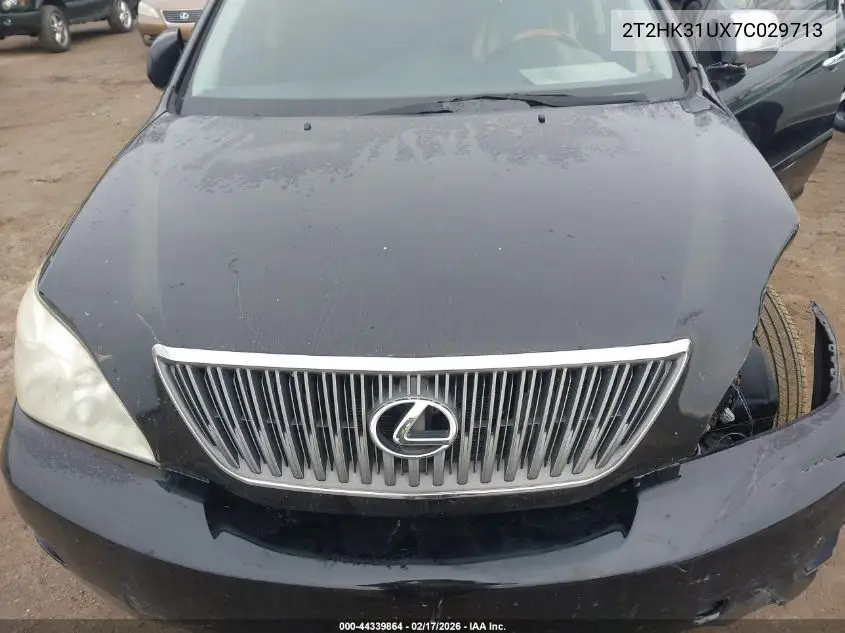 2T2HK31UX7C029713 2007 Lexus Rx 350