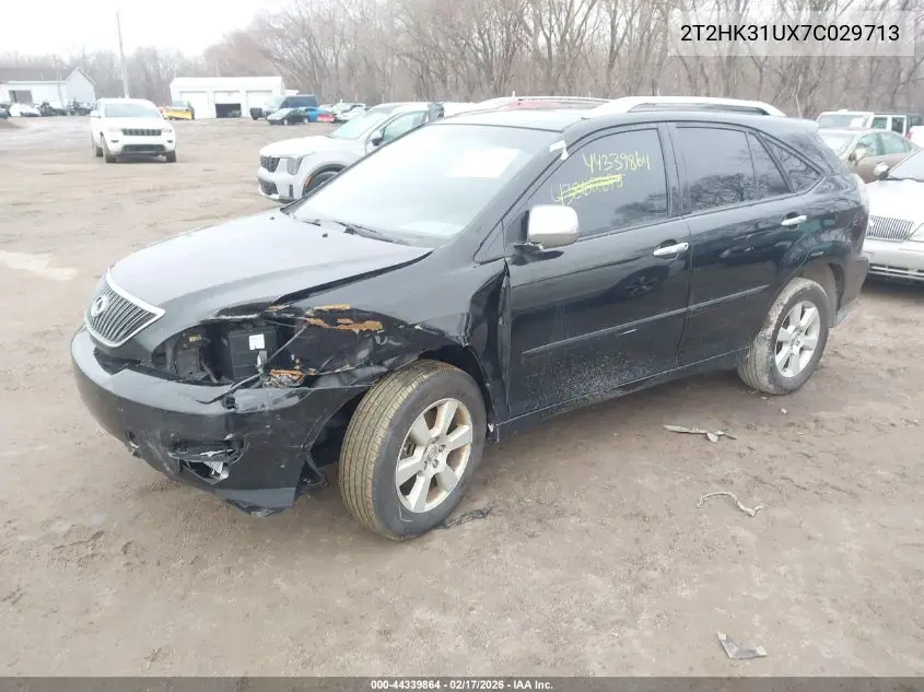 2T2HK31UX7C029713 2007 Lexus Rx 350