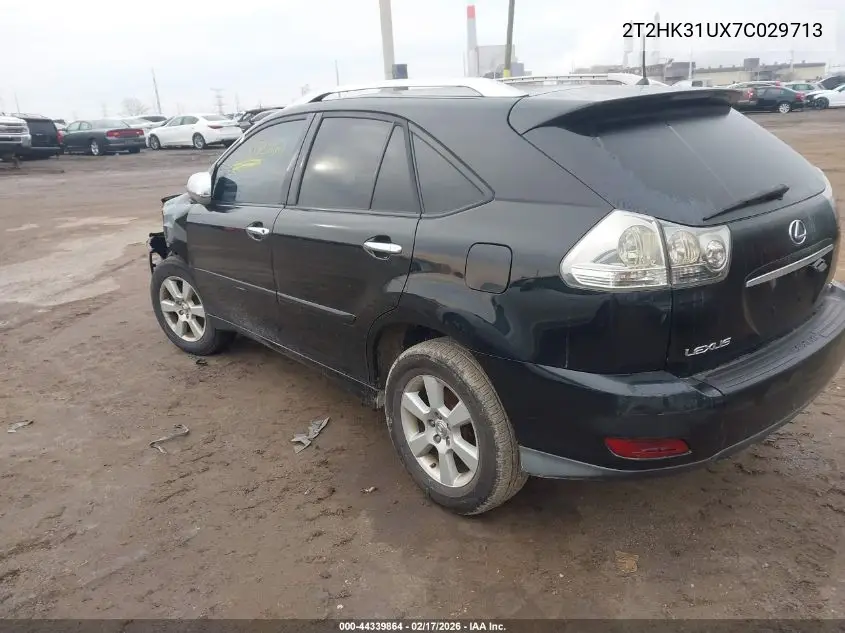 2T2HK31UX7C029713 2007 Lexus Rx 350