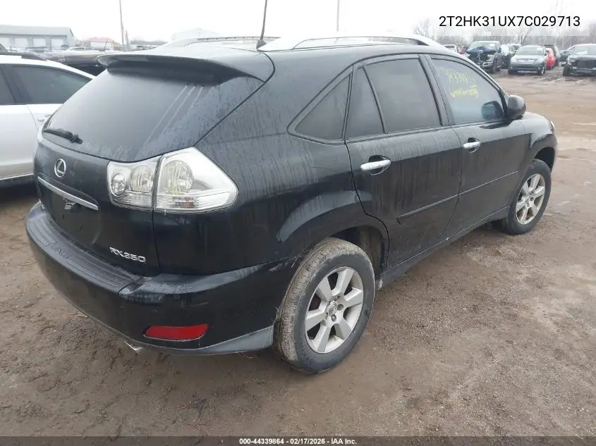 2T2HK31UX7C029713 2007 Lexus Rx 350