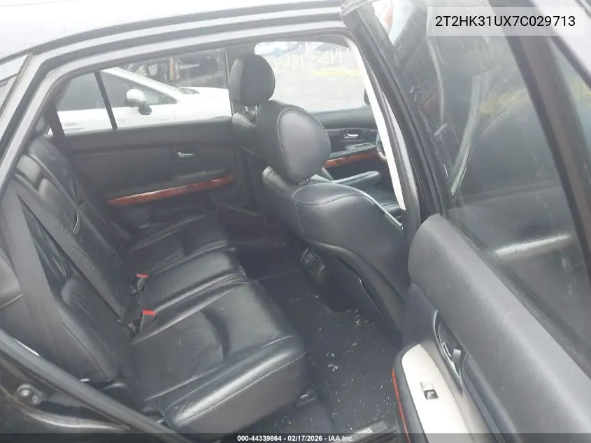 2T2HK31UX7C029713 2007 Lexus Rx 350