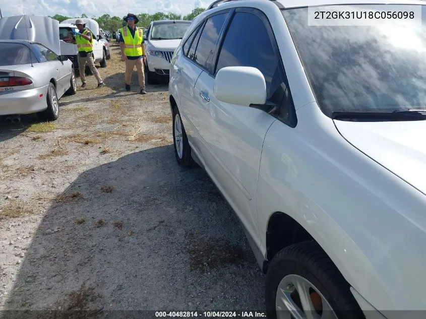 2T2GK31U18C056098 2008 Lexus Rx 350