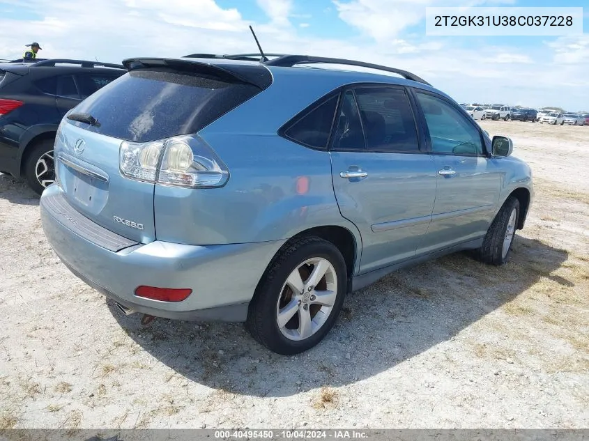 2T2GK31U38C037228 2008 Lexus Rx 350