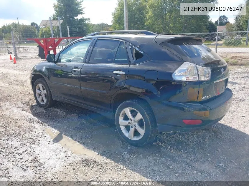 2T2HK31U98C076247 2008 Lexus Rx 350