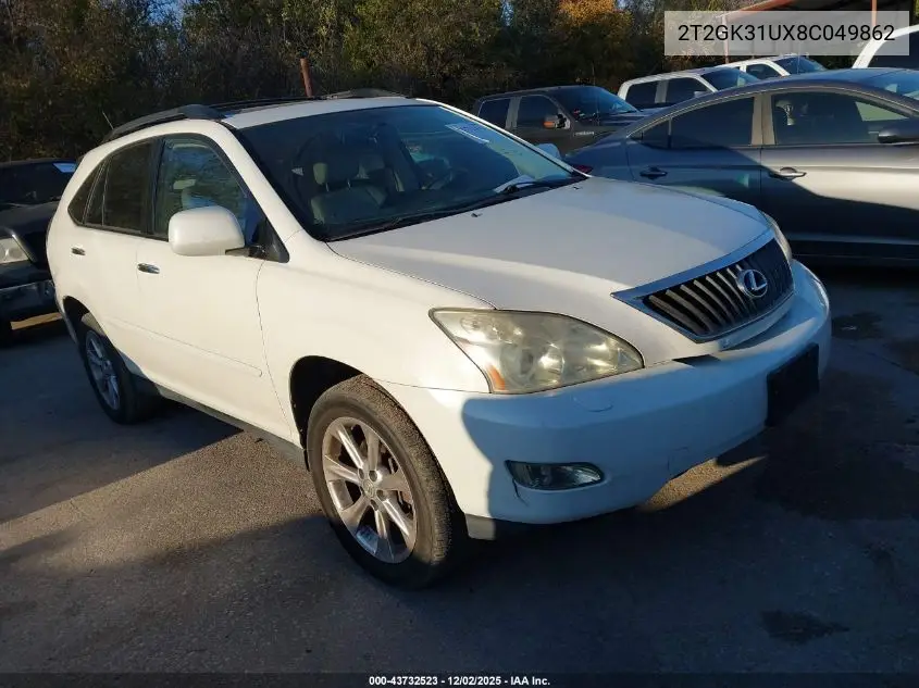 2T2GK31UX8C049862 2008 Lexus Rx 350