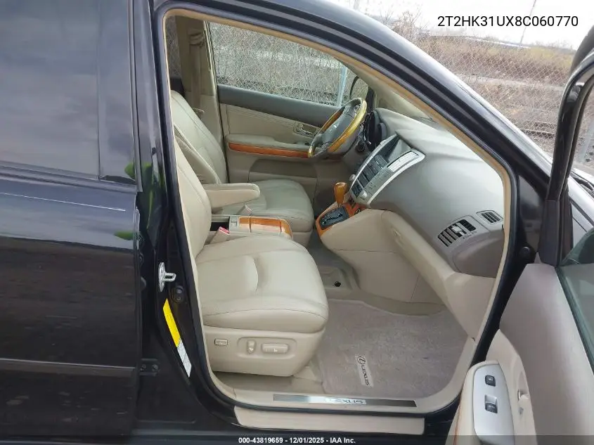 2T2HK31UX8C060770 2008 Lexus Rx 350