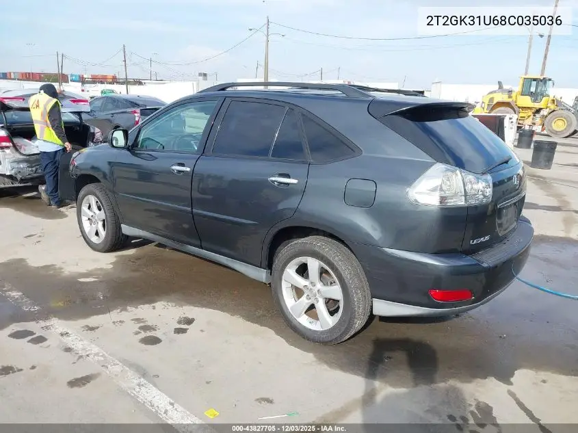 2T2GK31U68C035036 2008 Lexus Rx 350