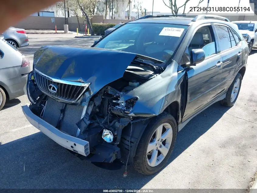 2T2HK31U88C055194 2008 Lexus Rx 350