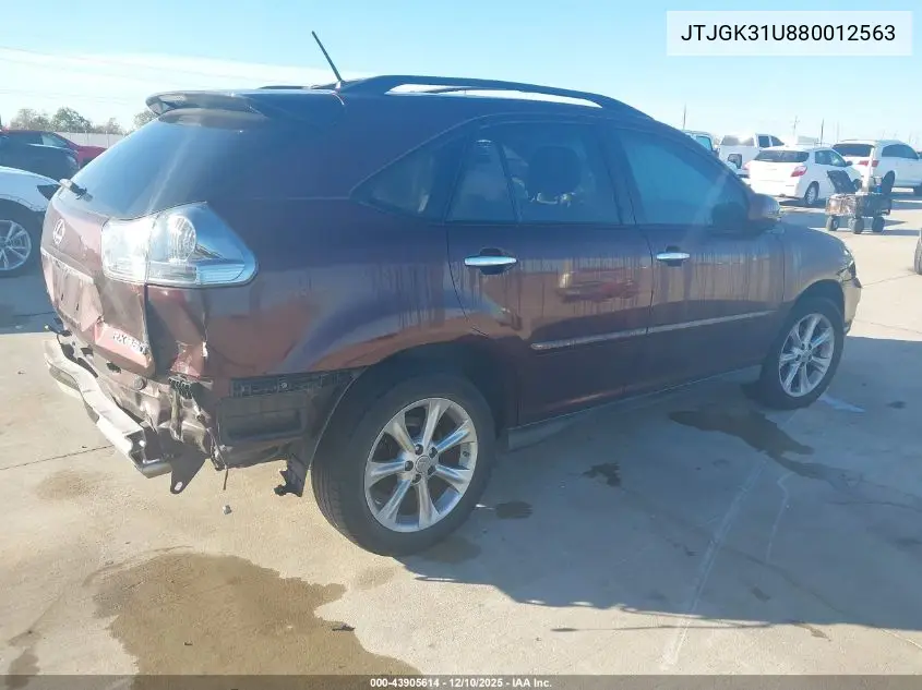 JTJGK31U880012563 2008 Lexus Rx 350