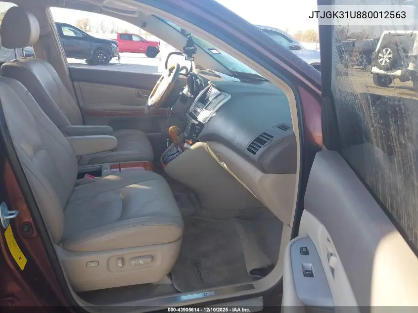 JTJGK31U880012563 2008 Lexus Rx 350