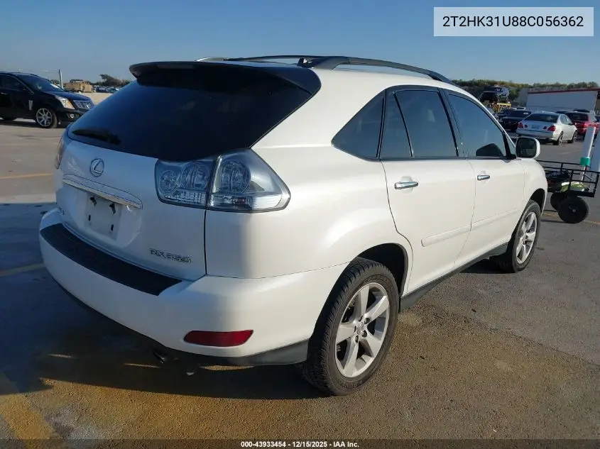 2T2HK31U88C056362 2008 Lexus Rx 350