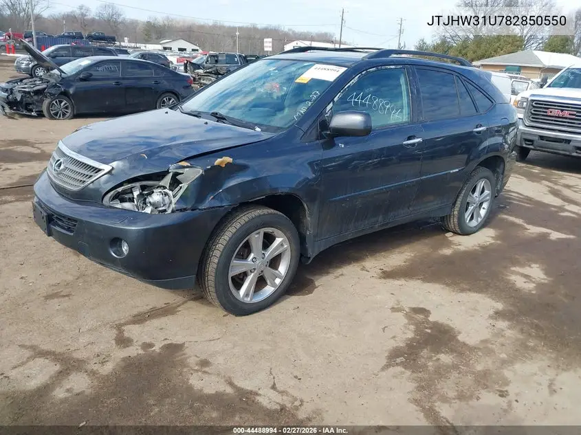 JTJHW31U782850550 2008 Lexus Rx 400H