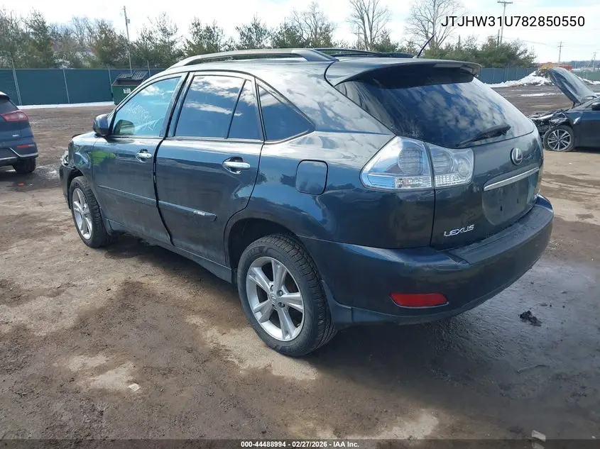 JTJHW31U782850550 2008 Lexus Rx 400H