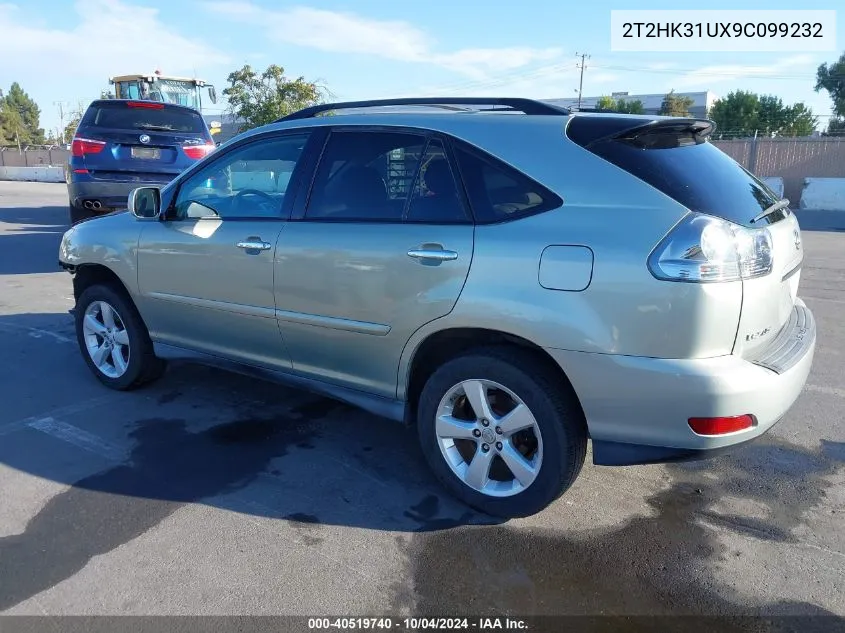 2T2HK31UX9C099232 2009 Lexus Rx 350