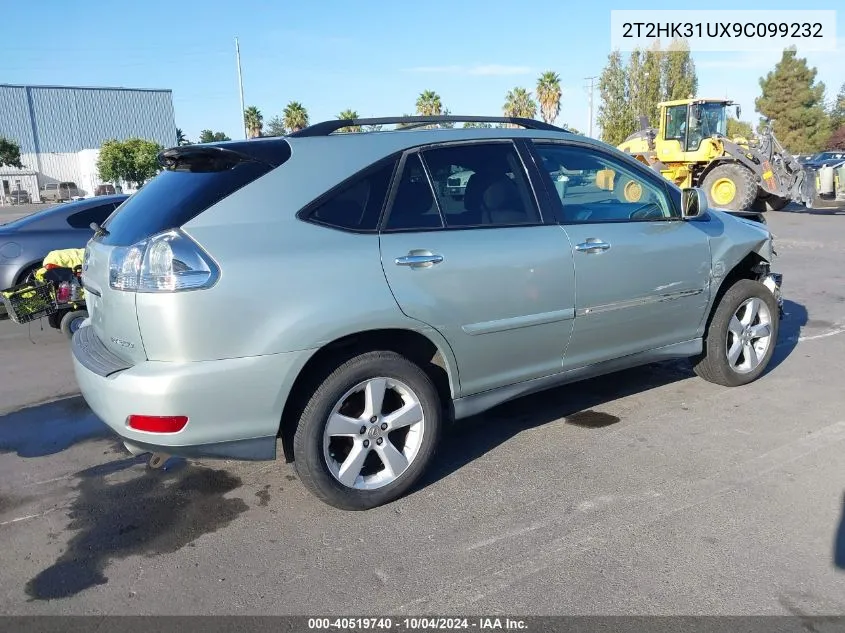 2T2HK31UX9C099232 2009 Lexus Rx 350