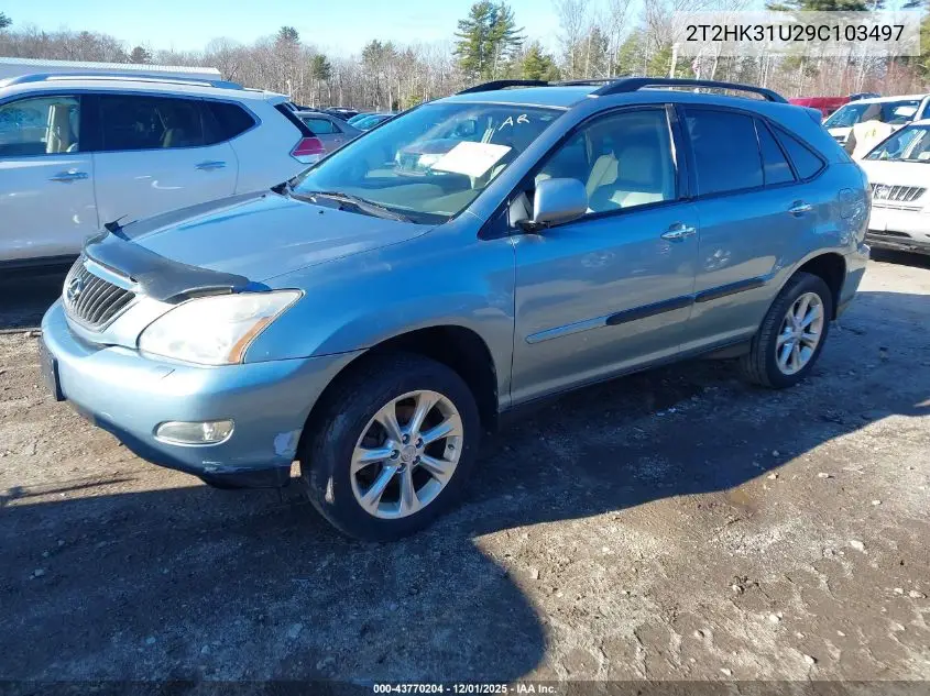 2T2HK31U29C103497 2009 Lexus Rx 350