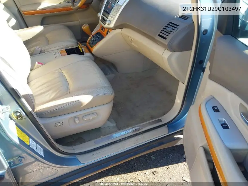 2T2HK31U29C103497 2009 Lexus Rx 350