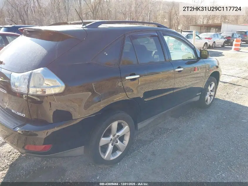 2T2HK31U29C117724 2009 Lexus Rx 350