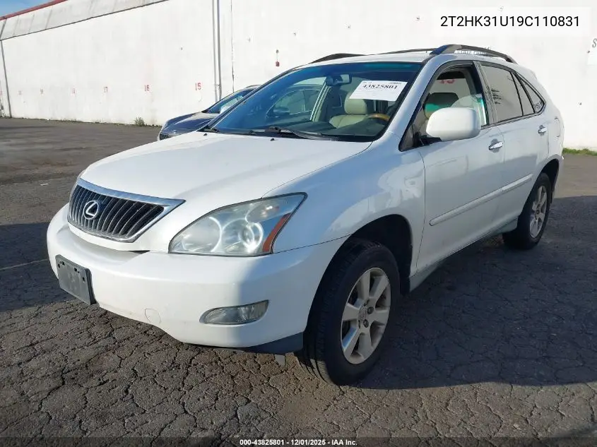 2T2HK31U19C110831 2009 Lexus Rx 350