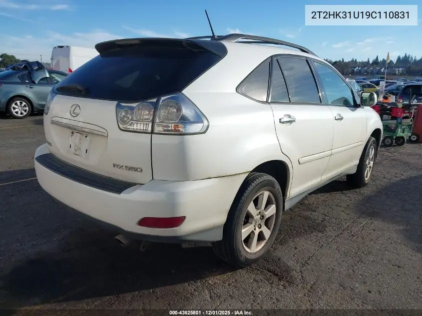 2T2HK31U19C110831 2009 Lexus Rx 350