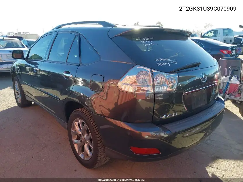 2T2GK31U39C070909 2009 Lexus Rx 350