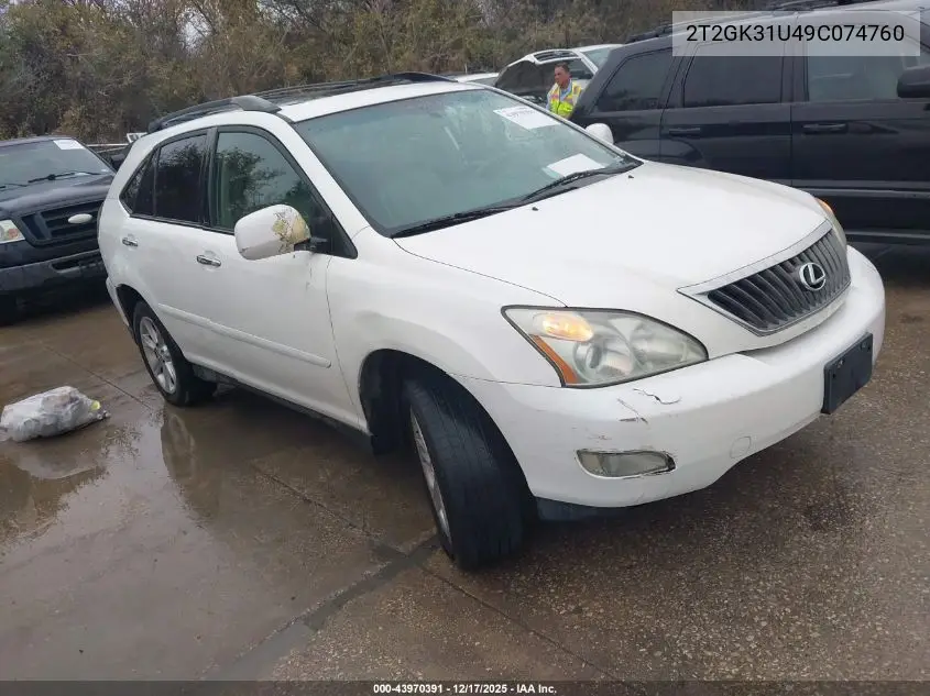 2T2GK31U49C074760 2009 Lexus Rx 350