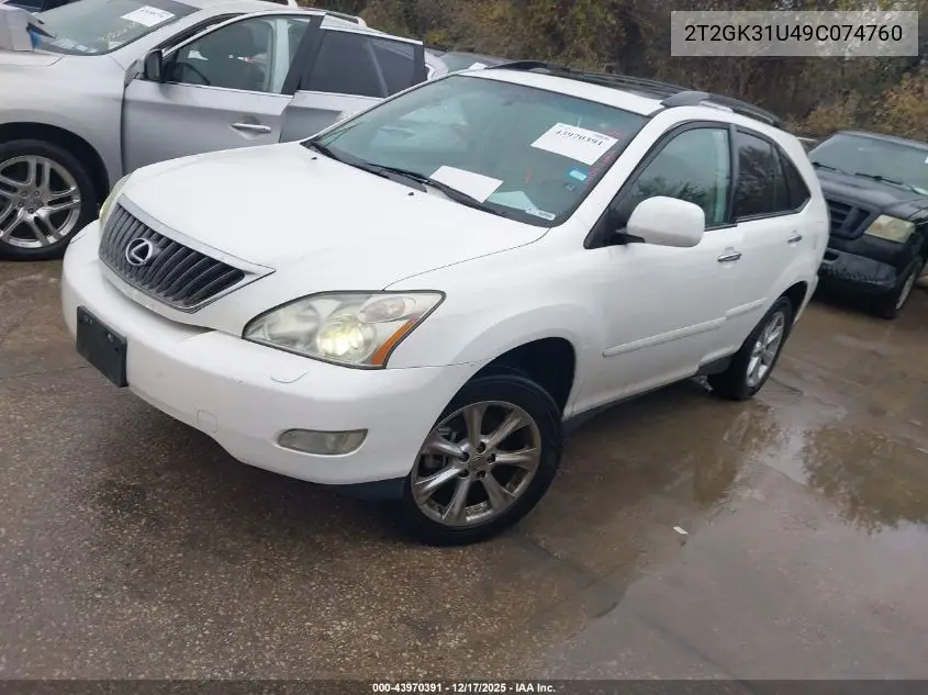 2T2GK31U49C074760 2009 Lexus Rx 350