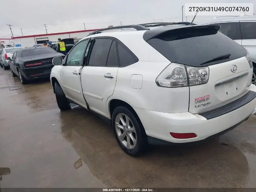 2T2GK31U49C074760 2009 Lexus Rx 350