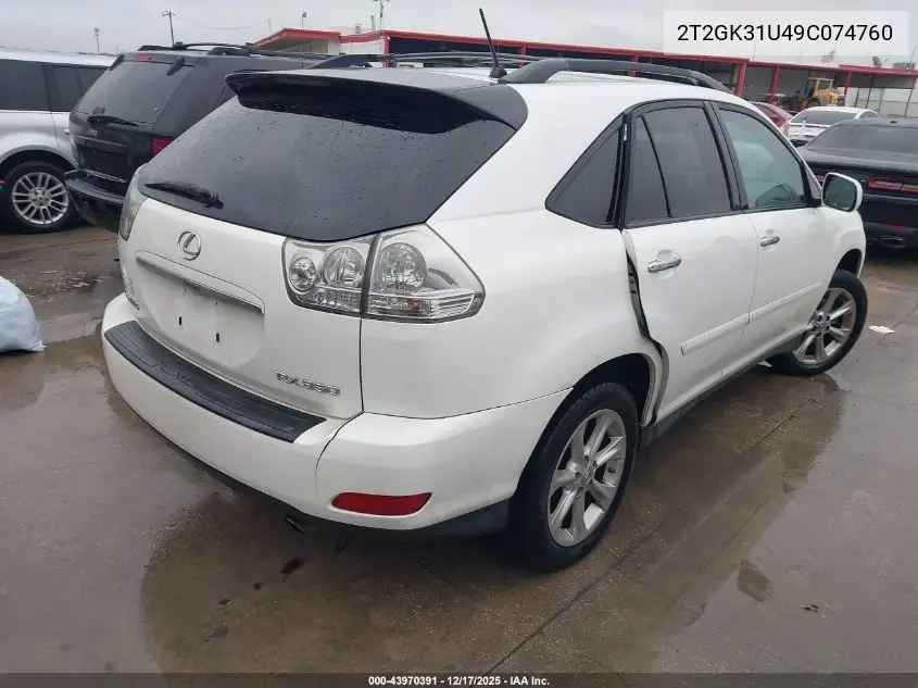 2T2GK31U49C074760 2009 Lexus Rx 350