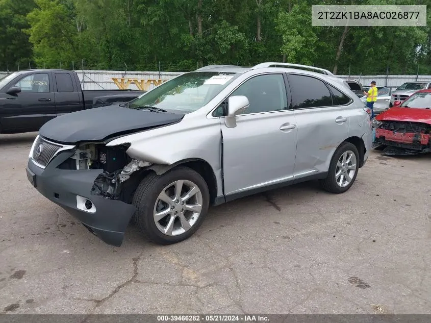 2T2ZK1BA8AC026877 2010 Lexus Rx 350